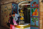 Boys at shop window, Akko, Israel, 1994