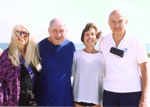 Suzanne, Adolph, Merle, Marshall at beach