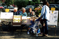 Table at National Night Out August 2002