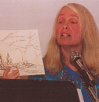 Suzanne at 2003 Poet Lareate reading