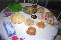 The dinner feast