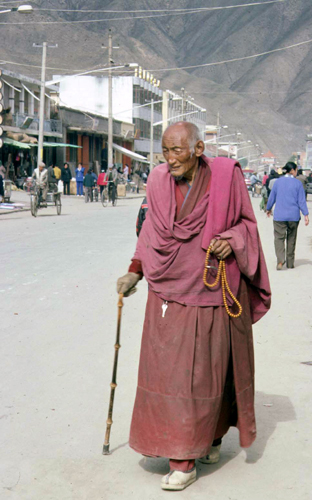 Monk in Tibet